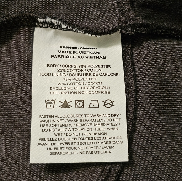 Men's Jordan Dri Fit Sport Air Fleece Hoodie Acid Wash Print Full Zip 2XL - Picture 6 of 14